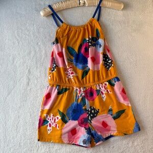 Sunshine Swing Vibrant Floral Kids Romper